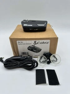 Cobra ESR 700 Performance Audio Alert Radar Laser Detector & Power Cord NEW - Picture 1 of 9