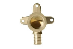 1/2" PEX X 1/2" FEMALE NPT THREADED DROP EAR ELBOW CRIMP FITTINGS - Picture 1 of 2