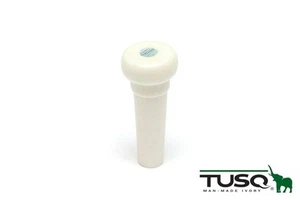 Graph Tech Tusq End Pin White with Paua Shell Inlay - Picture 1 of 3