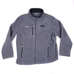 Giacca Pile Eddie Bauer Uomo 2XL Grigio Full Zip Outdoor Escursionismo Campeggio Lavoro - Foto 1 di 8