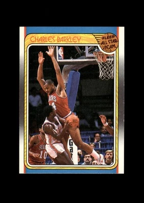 1988-89 Fleer Set-Break #129 Charles Barkley As NM-MT OR BETTER *GMCARDS* - Image 1 of 2