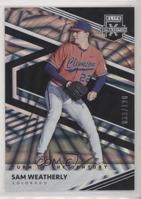 2020 Panini Elite Extra Edition Turn of the Century /120 Sam Weatherly #81 - Image 1 of 2