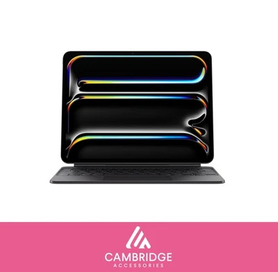 Genuine Magic Keyboard iPad Pro 13" M4 M5 A2974 UK QWERTY Black Excellent - Image 1 of 4