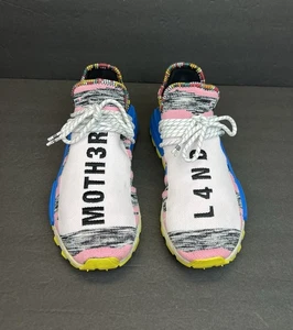 Adidas X Pharrell Williams Mens Size 9.5 NMD Solar Hu Motherland BB9531 Sneakers - Picture 1 of 9