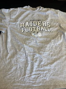 T-shirt calcio vintage Reebok Oakland Raiders taglia XL - Foto 1 di 11