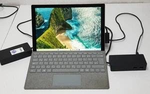 Tablet + Tastatur Surface Pro 4 i5-7300U 256GB 8GB 12.3" Win.11 + Dockingstation - Bild 1 von 22