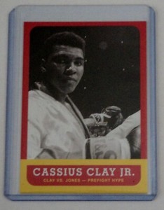 Cassius Clay JR vs Jones The People's Champ Collection 2021 Topps Boxing card