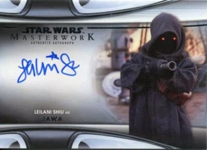 Star Wars Masterwork 2021 Autograph Card MWA-LS Leilani Shiu as Jawa - Picture 1 of 1