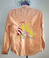 **Ultra Rare!!** Vintage Indolantic Embroidered Western Shirt Size Youth Large