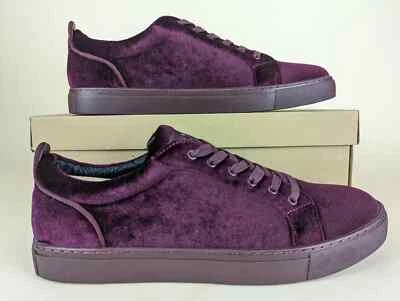 ZAPATOS INFORMALES STEVE MADDEN YAZI DE CAÑA BAJA PARA HOMBRE COLOR PÚRPURA TERCIOPELO TALLA 11 NUEVOS EN CAJA Foto 1 de 4