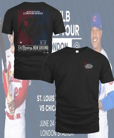 2023 M.L.B World Tour London Series Cubs vs Cardinals Gift for baseball fans Shi Cover