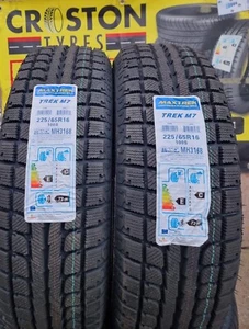 2 x 225/65R16 MAXTREK M7 100S ❄️❄️ WINTER GOOD GRIPPED & QUALITY TYRES - Picture 1 of 7