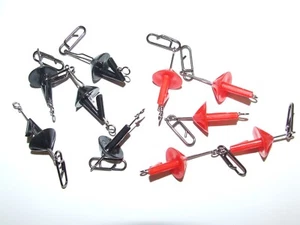 ESCUDOS DE CEBO DE IMPACTO OTG A GRANEL NUEVOS CEBO DE MAR PESCA ROJO NEGRO 5-50 ACCESORIOS - Imagen 1 de 3