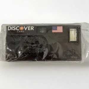Discover Card 2002 Neujahr Werbe Einwegkamera versiegelt Vintage RAR - Bild 1 von 5
