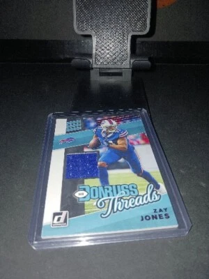 2019 Panini Donruss Threads Zay Jones Red Parallel Patch Buffalo Bills #T-35 - Image 1 of 4