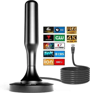 HIDB Innenbereich TV-Antenne für Smart TV, starker Magnetfuß - Bild 1 von 5