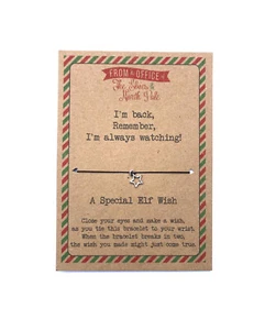 20 x Elf Wish Bracelet Arrival Job Lot Bulk Wholesale Christmas Novelty - Picture 1 of 3