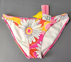 Cia Maritima Bikinihose Damen L Rosa Blumen Gänseblümchen Beachwear Bademode Neu - Bild 1 von 11