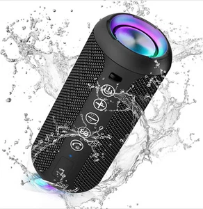 Bluetooth Speaker: IPX7 Waterproof, LED Lights,for Home/Outdoor/Party/Beach - Picture 1 of 14