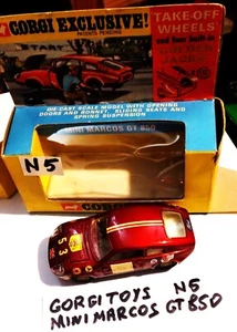 Modello auto 1/43 vintage Corgy Toys Mini Marcos GT 850 - Foto 1 di 5