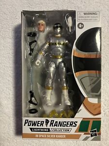 Boîte endommagée Power Rangers Lightning Collection Walgreens In Space Argent Ranger