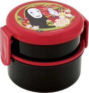 Skater Bento Box Spirited Away Kaonashi Enji Studio Ghibli 500 ml 2 niveles Rou - Imagen 1 de 9
