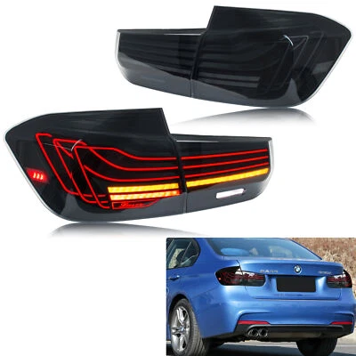 LED M4 Tail Lights for BMW 3 Series F30 F80 M3 2012-2018 Sequential Rear Lamps - Image 1 of 4