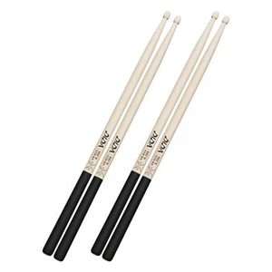 2 Pair 5A Maple Wood Drumsticks Tear Drop Wood Tip ANTI-SLIP Handle Drum Stic... - Picture 1 of 7