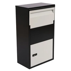 Locking Mailbox with Key for Outdoor Wall Mount Mail Box Security Mail Drop - Picture 1 of 24