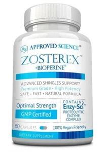 Approved Science Zosterex, Advanced Shingles Support, 60 Vegan Capsules - Picture 1 of 3