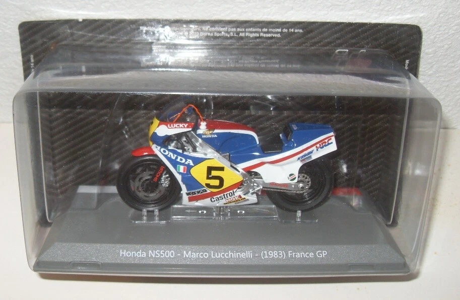 MARCO LUCCHINELLI (1983) HONDA NS500 FRANCE GP SCALE 1/18 MOTO ALTAYA MODEL - Image 1 of 1