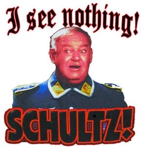 Hogans Heroes Sargent Schultz I See Nothing2, t-shirt - Picture 1 of 1