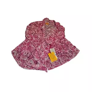 Ruby Rd. Pink &White Sleeved Cover-up/Wrap - Picture 1 of 5