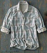 NEW Carbon 2 Cobalt Men SkyView Plaid Shirt XXL 2XL Long Sleeve Button Up Cotton