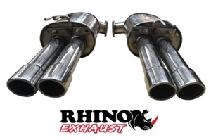 3” STAINLESS STEEL REAR MUFFLER TWIN TIPS FOR HOLDEN CAPRICE STATESMAN WM WN V8 - Picture 1 of 4