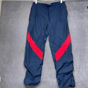 Givenchy Windbreaker Pants Men's Large Blue Drawstring Straight Outdoor Vintage - Picture 1 of 11