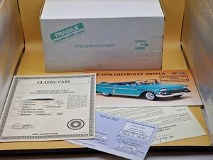 Danbury Mint 1958 Chevrolet Impala türkis 1:24 - Bild 1 von 9