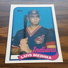 1989 Topps Luis Medina Cleveland Indians 1st Baseman #528