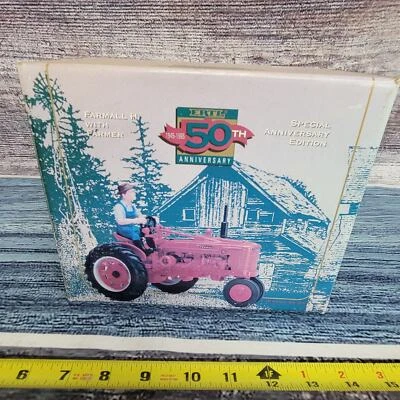 Vtg 1995 Ertl 1/16 IH MCCORMICK farmall model H 50th anniversary diecast tractor - Image 1 of 4