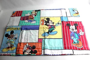 Cool Mickey Mouse Disney Twin Fitted Flat Sheet & Pillowcase Set Pacific - Picture 1 of 8