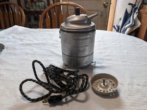 Vintage Rexall Electrex Elektrischer Verdampfer Luftbefeuchter Aluminium Wasserkocher Kat Nr. X351 - Bild 1 von 22