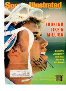 John Elway Autographed Sportsw Illustrated Cover 8-15-1983 - Picture 1 of 1