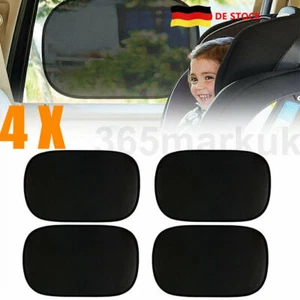 4 X Sonnenschutz Auto Sonnenblende Universal Seitenscheiben Kinder UV Schutz DE - Bild 1 von 2