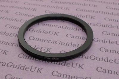 77mm to 67mm 77mm-67mm Stepping Step Down Filter Ring Adapter  - Image 1 of 3