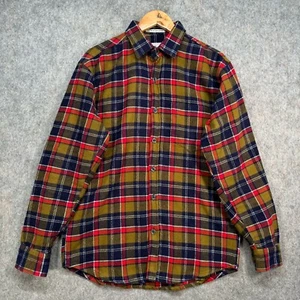 G-Star Raw Flannel Shirt Mens Size UK XL Plaid Button-Up Long Sleeve Over-Shirt - Picture 1 of 15