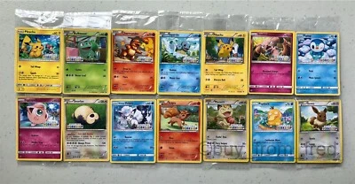 Complete Set Build a Bear Pokemon 14 Cards SEALED NEW - Image 1 of 2