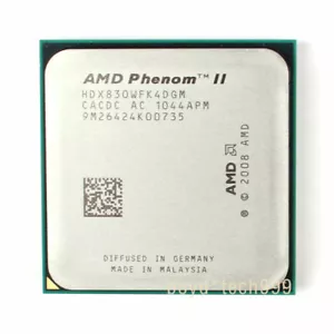 AMD PHENOM II X4 830 PROCESSOR 2.8GHZ/6M/667 (HDX830WFK4DGM) SOCKET AM2+/AM3 CPU - Picture 1 of 1