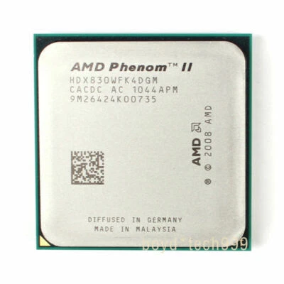 AMD PHENOM II X4 830 PROCESSOR 2.8GHZ/6M/667 (HDX830WFK4DGM) SOCKET AM2+/AM3 CPU - Image 1 of 2