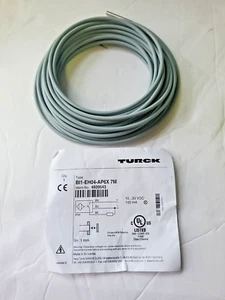 TURCK Proximity Sensor BI1-EH04-AP6X 7M   INDUCTIVE 1MM RANGE 10-30VDC 100 MA - Picture 1 of 4