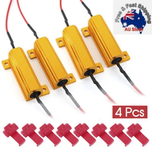 4x 12V LED Load Resistor 50W 6 OHM For LED Rear Tail Light Indicator Decoder AU - Picture 1 of 10